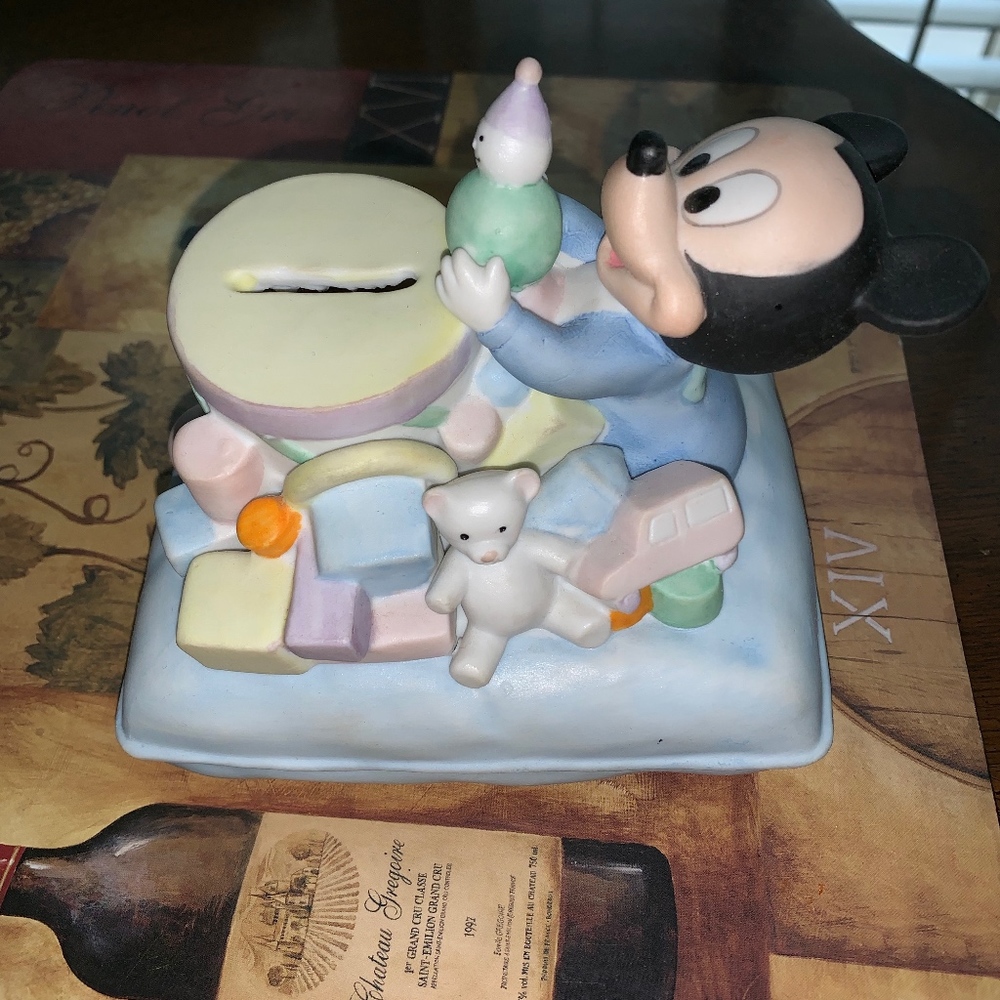 Goebel / Disney  Mickey Mouse baby Money Bank